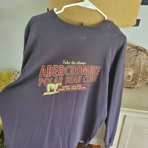 Vintage Abercrombie & Fitch Men's Longsleeve